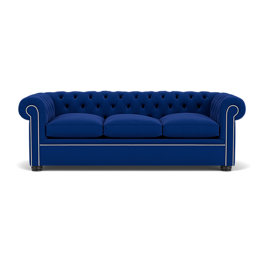Our London Chesterfield Sofa in Amalfi Royal Blue