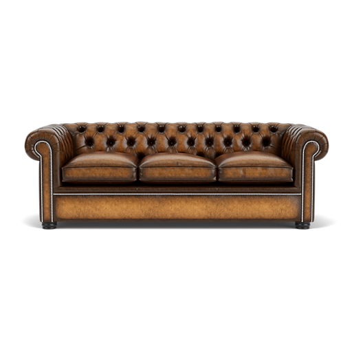 Our London Chesterfield Sofa in Antique Gold