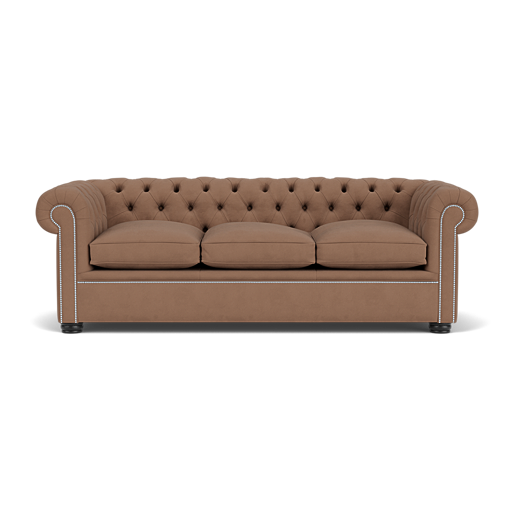 Our London Chesterfield Sofa in Tempesta Honey