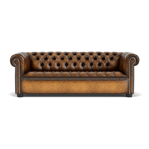 Our Manhattan Chesterfield Sofa in Antique Gold