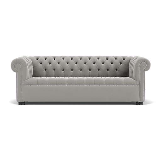 Our Manhattan Chesterfield Sofa in Tango Mouse