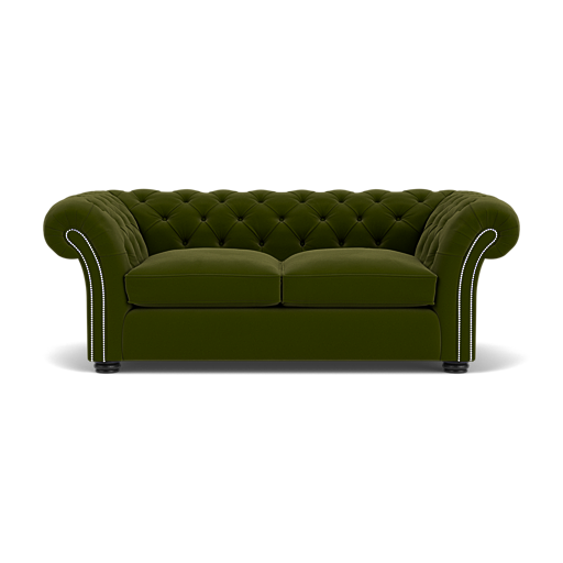 Our Wandsworth Chesterfield Sofa in Tango Pine