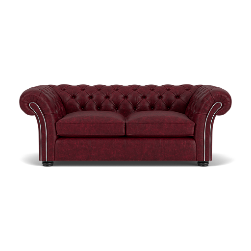 Our Wandsworth Chesterfield Sofa in Vintage Oxblood
