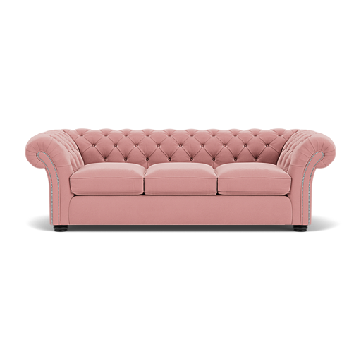 Our Wandsworth Chesterfield Sofa in Amalfi Blush