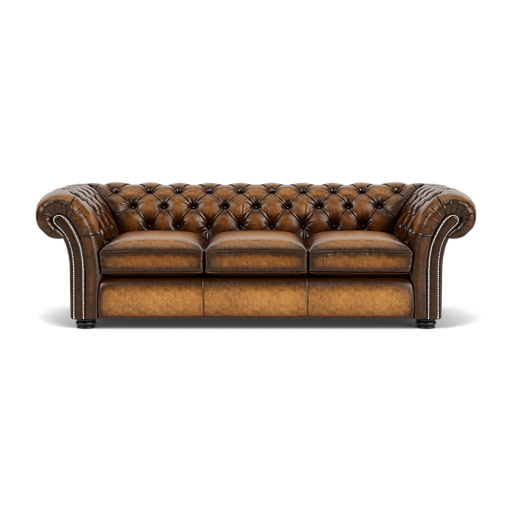 Our Wandsworth Chesterfield Sofa in Antique Gold