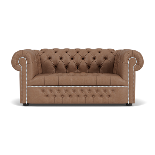 Our Windsor Chesterfield Sofa in Cracked Wax Tobacco