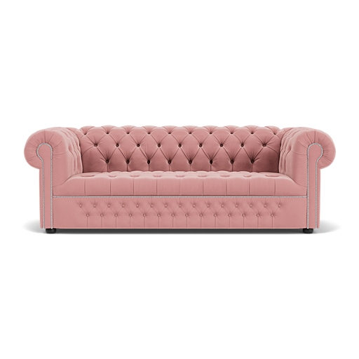 Our Windsor Chesterfield Sofa in Amalfi Blush