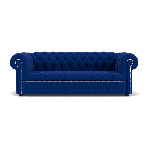 Our Windsor Chesterfield Sofa in Amalfi Royal Blue