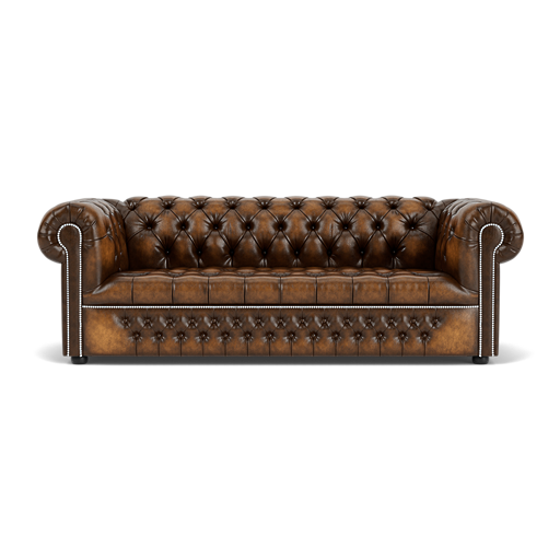 Our Windsor Chesterfield Sofa in Antique Gold