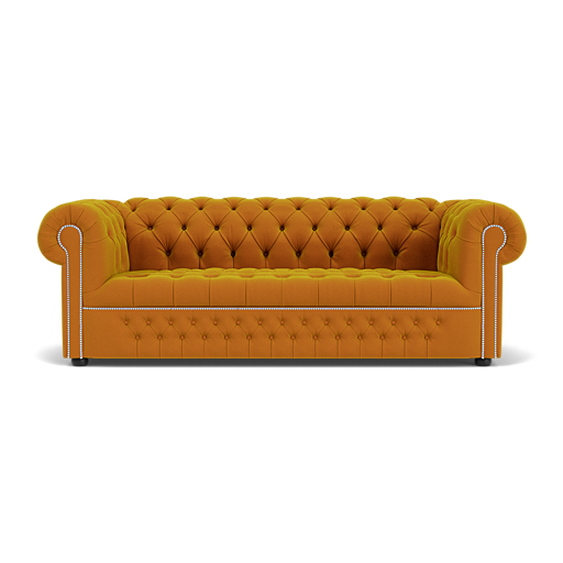 Our Windsor Chesterfield Sofa in Tango Maize