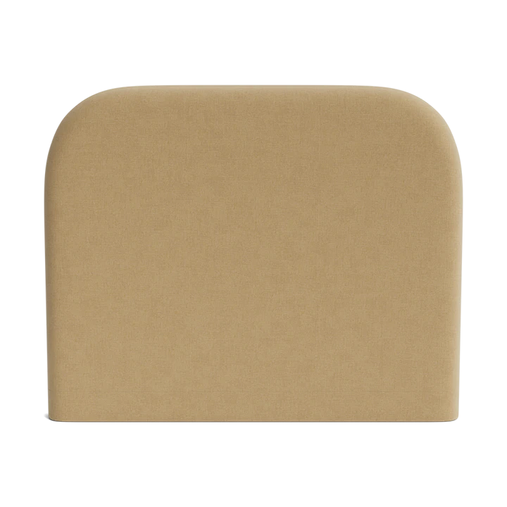 Plush Queen Slipcover Bed Head - Silas Honey