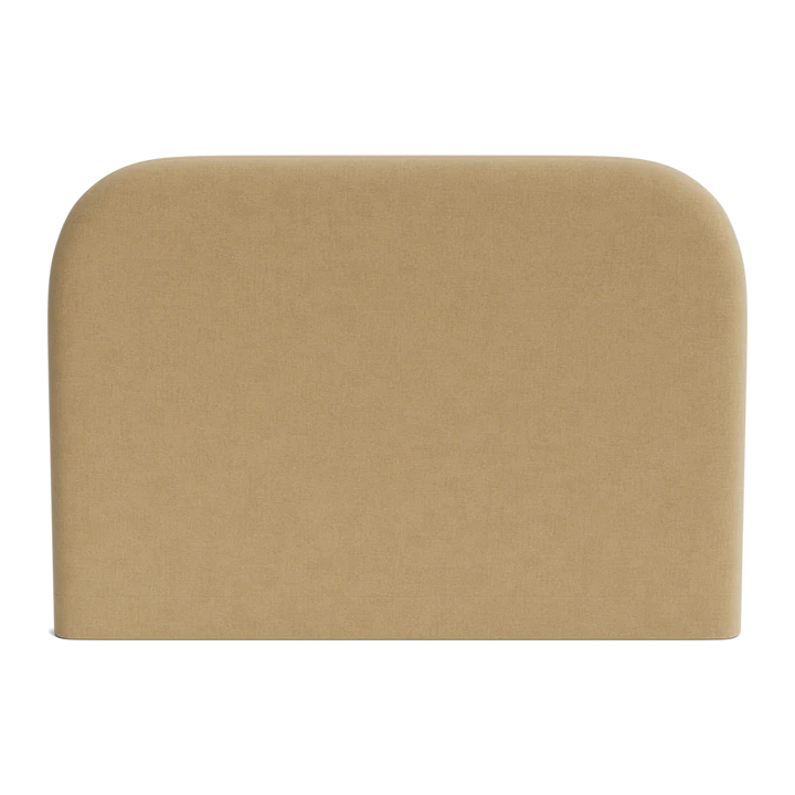 Plush King Slipcover Bed Head - Silas Honey