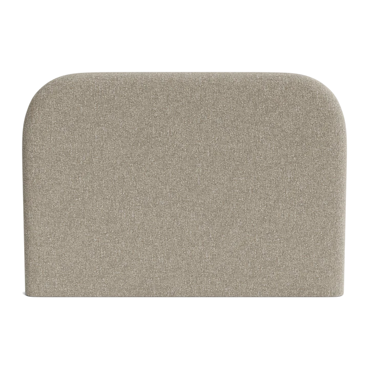 Plush King Slipcover Bed Head - Fleck Smoke