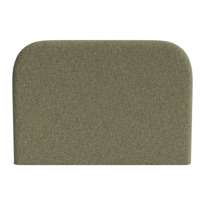 Plush King Slipcover Bed Head - Fleck Olive
