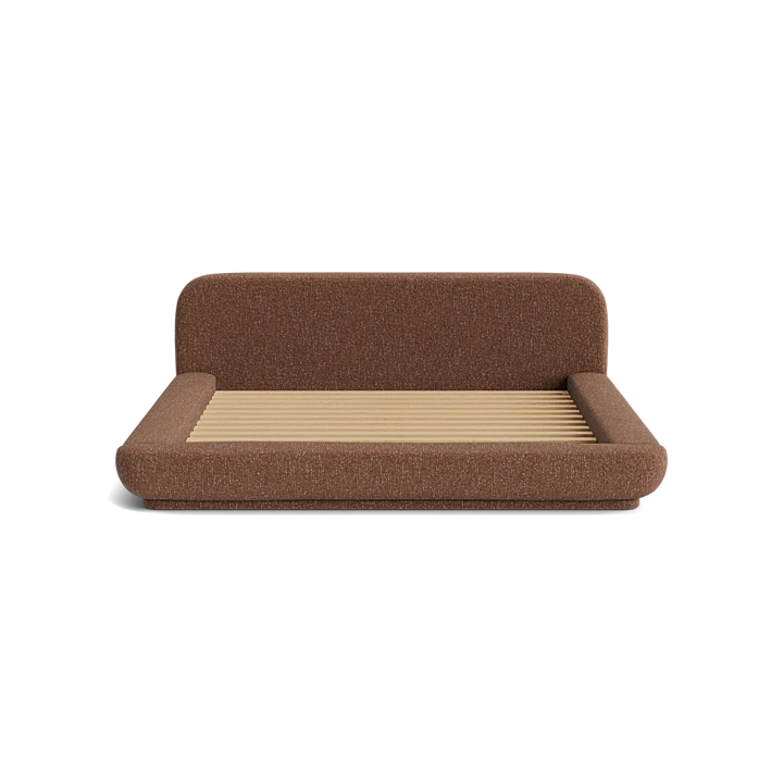 Floss King Bed - Fleck Rust