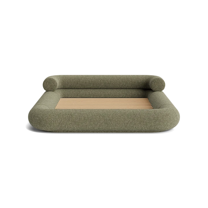 Restore King Bed - Fleck Olive