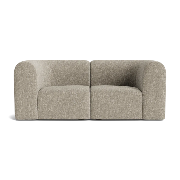 Berg 2 Seater Sofa - Fleck Smoke