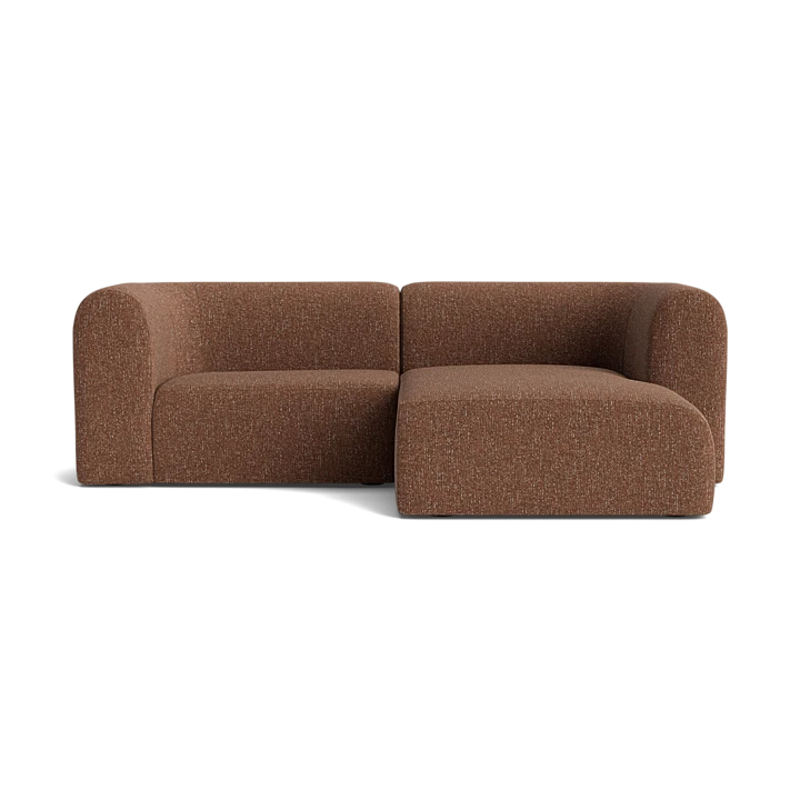 Berg 3 Seater RHF Chaise Sofa - Fleck Rust