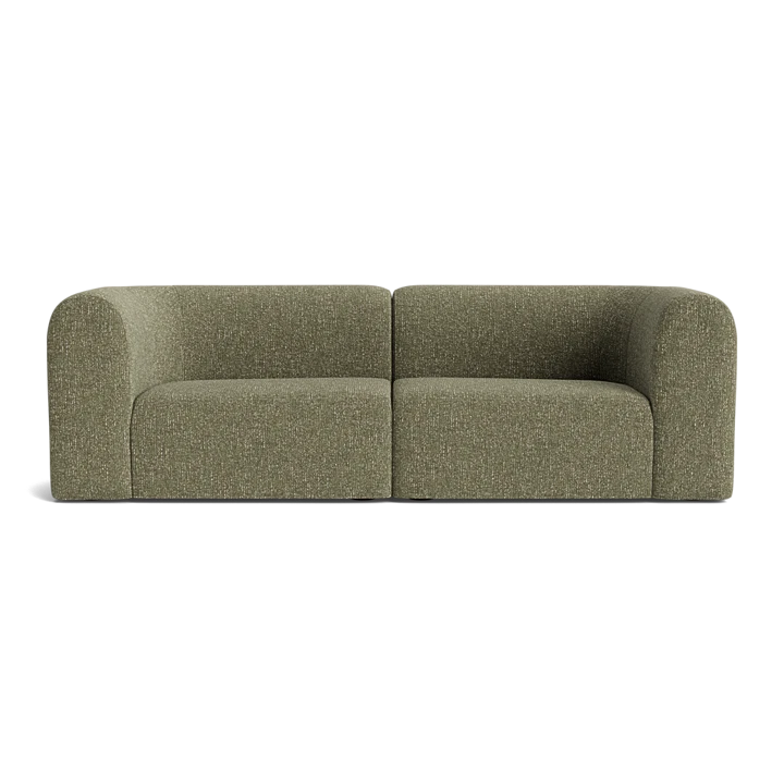 Berg 3 Seater Sofa - Fleck Olive