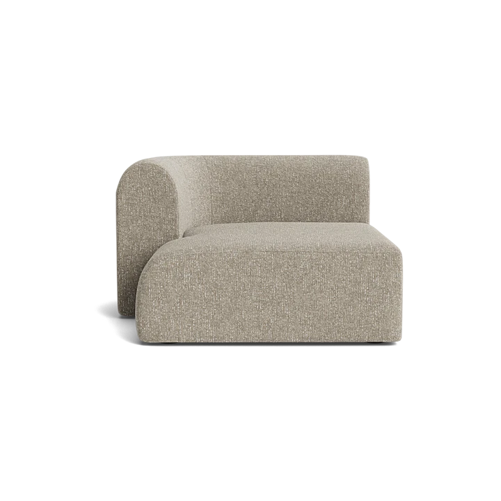 Berg Left Chaise Module - Fleck Smoke