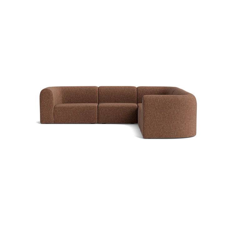Berg Corner Sofa - Fleck Rust