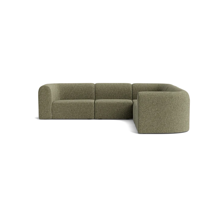 Berg Corner Sofa - Fleck Olive