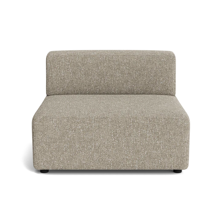 Stretch Armless Middle Module - Fleck Smoke