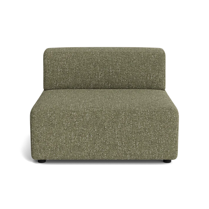 Stretch Armless Middle Module - Fleck Olive