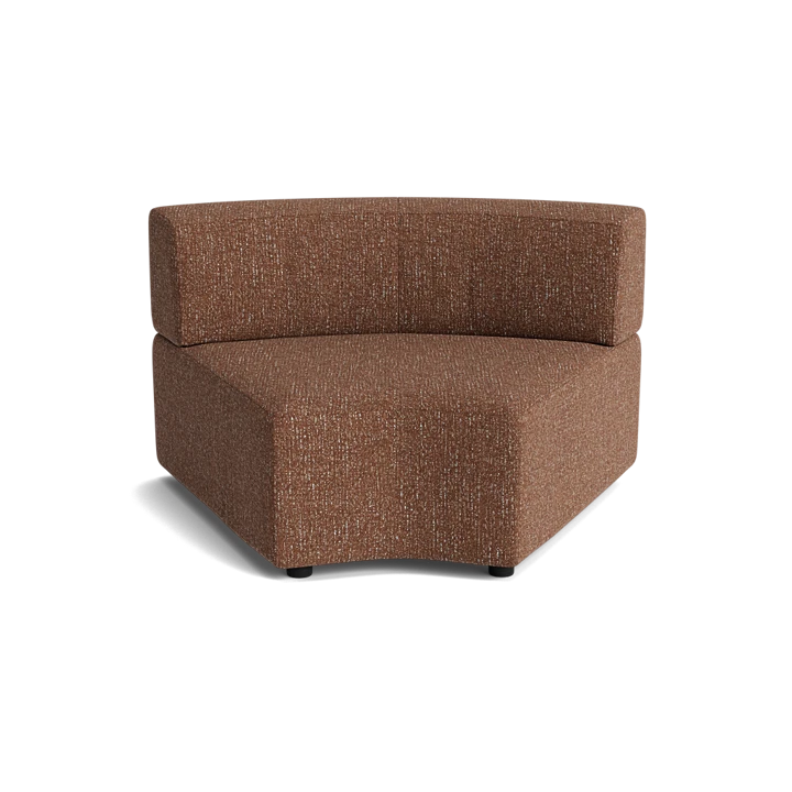 Stretch Angled Corner Module - Fleck Rust