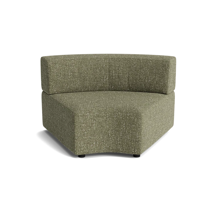 Stretch Angled Corner Module - Fleck Olive