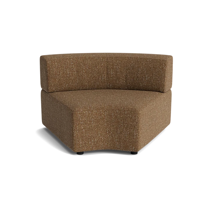 Stretch Angled Corner Module - Fleck Ginger