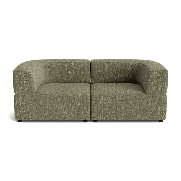Stretch 3 Seater Sofa - Fleck Olive