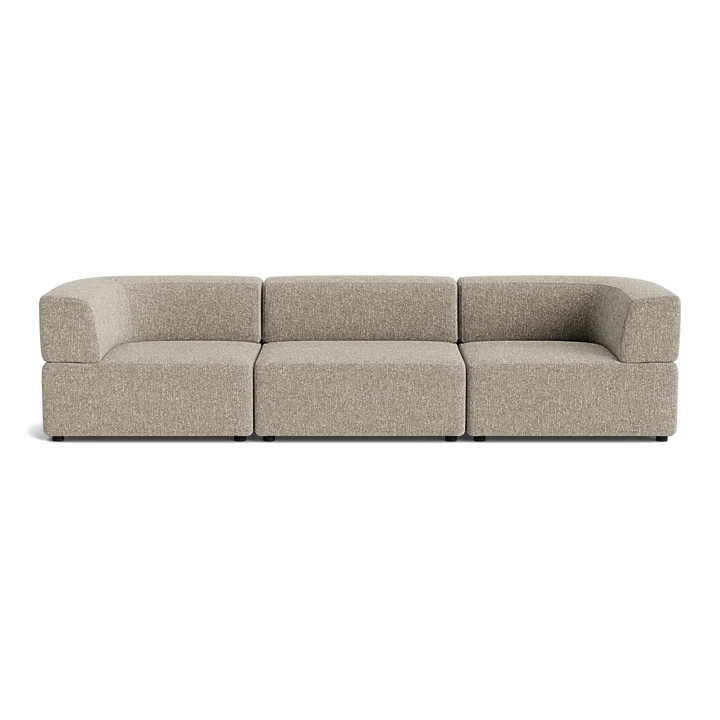 Stretch 4 Seater Sofa - Fleck Smoke