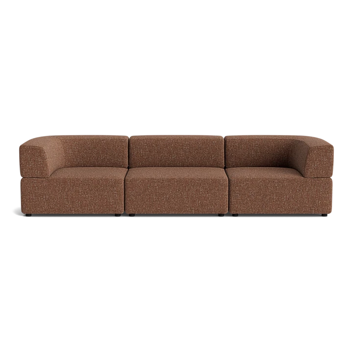 Stretch 4 Seater Sofa - Fleck Rust