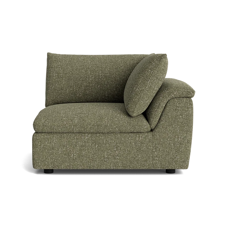 Melt Corner Sofa Module - Fleck Olive