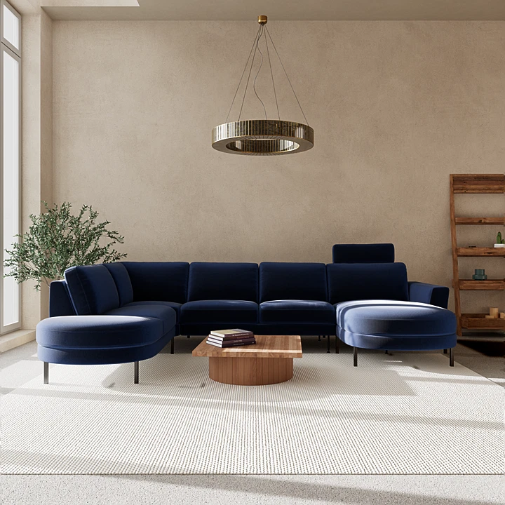 Hoekbank Senso met relaxfunctie