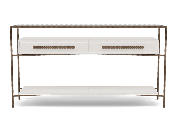 Marilyn Real Hide Console Table