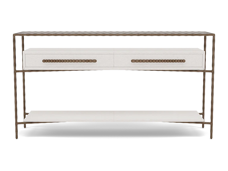 Marilyn Real Hide Console Table