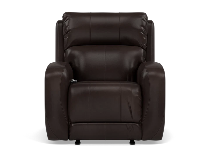 Pacey Leather Fully Loaded Rocker Recliner With SoCozi