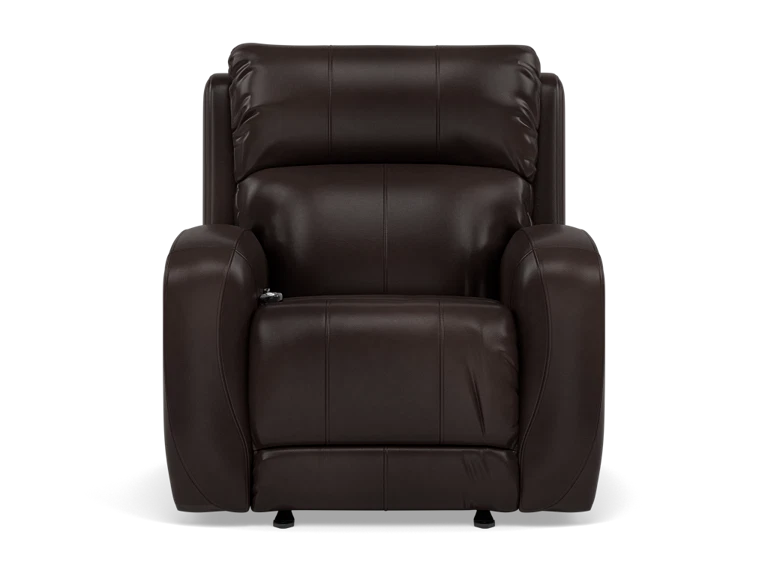 Pacey Leather Fully Loaded Rocker Recliner With SoCozi