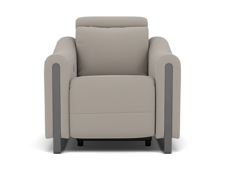 Reed Leather Power Headrest Wall Saver Recliner