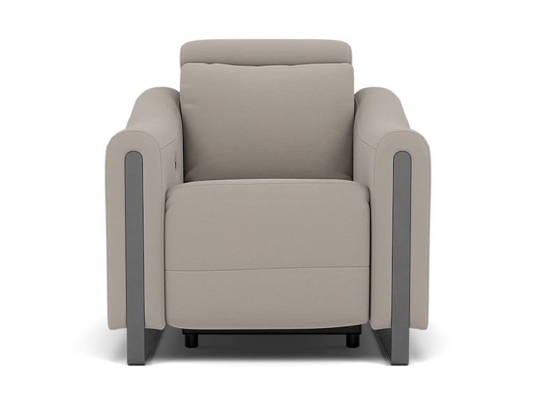 Reed Leather Power Headrest Wall Saver Recliner