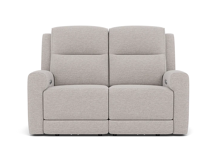 Flexsteel Shawna Power Headrest Reclining Loveseat