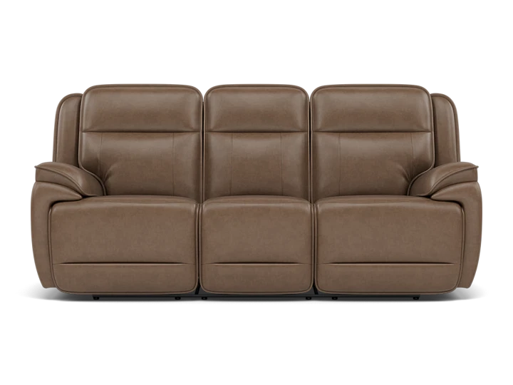 Glen Leather Power Headrest Zero Gravity Reclining Sofa