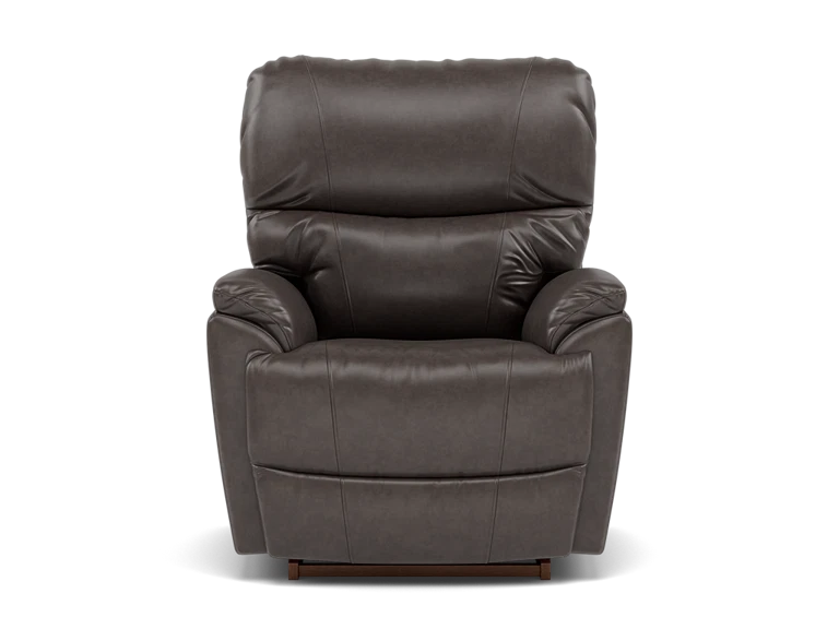 Trouper Leather Fully Loaded Rocker Recliner with Wireless Remote