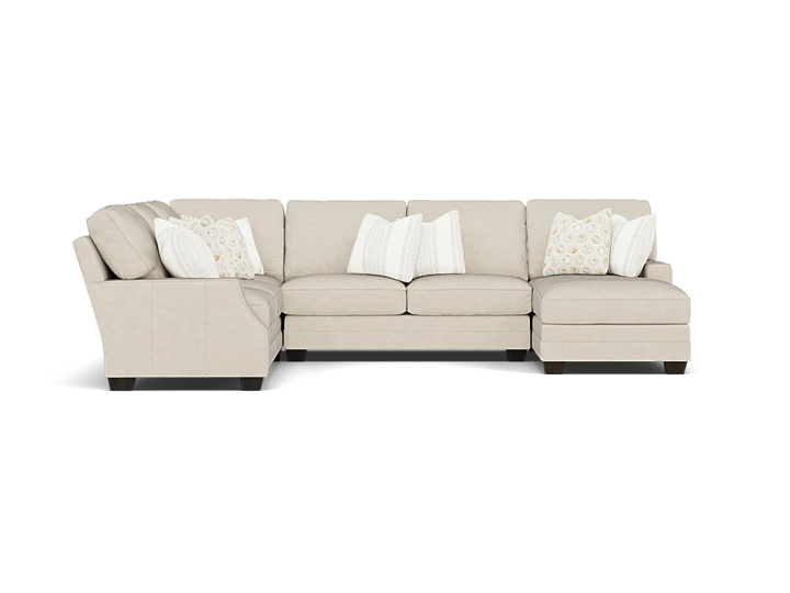 Sidney 3-Pc. Leather Sectional