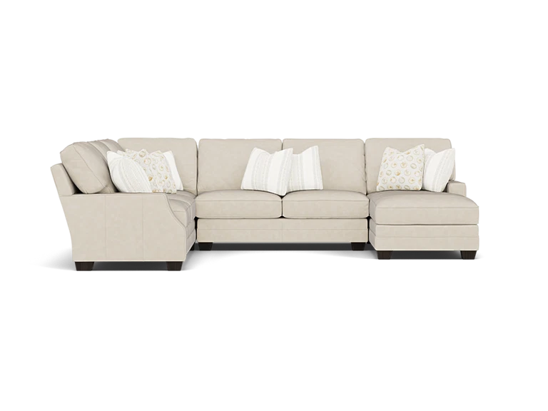Sidney 3-Pc. Leather Sectional