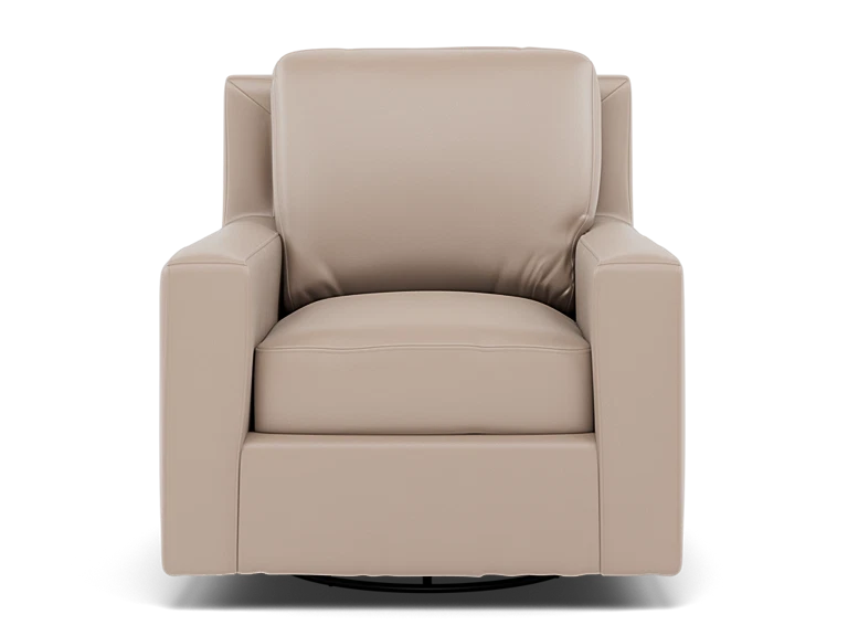 Rupert Leather Swivel Chair