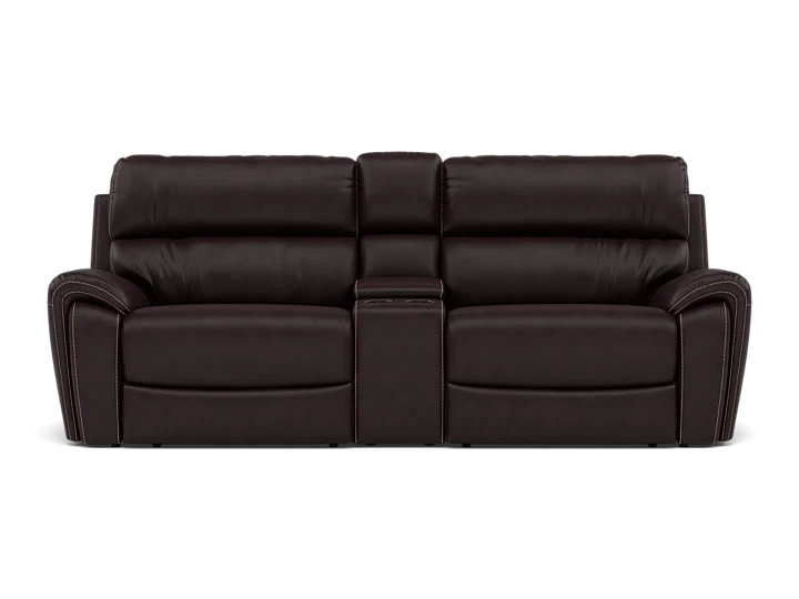 Dutton 3-Pc. Power Headrest Wall Saver Reclining Console Loveseat