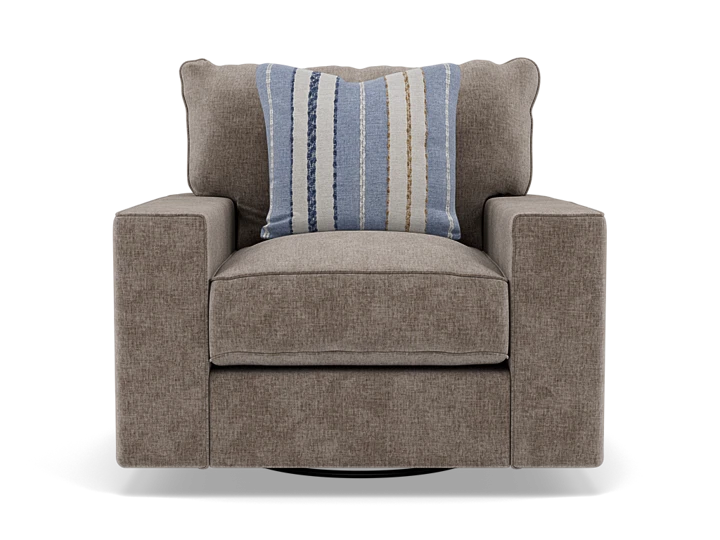 Troy Swivel Chair With Classic Deluxe Cushion